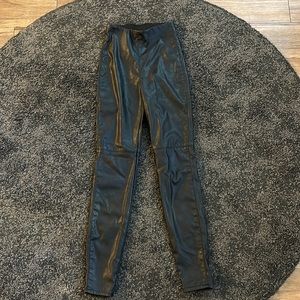 Faux leather leggings